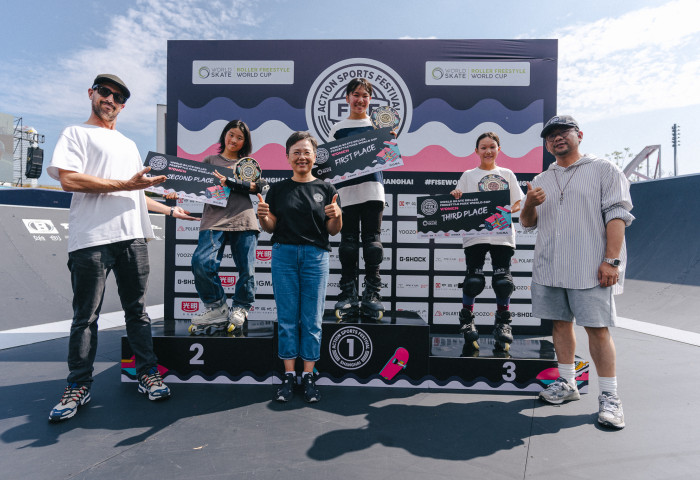 WOMEN PRO WORLD SKATE ROLLER FREESTYLE PARK WORLD CUP